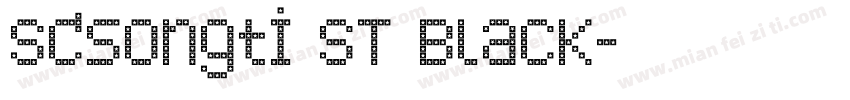 SCsongti ST Black字体转换